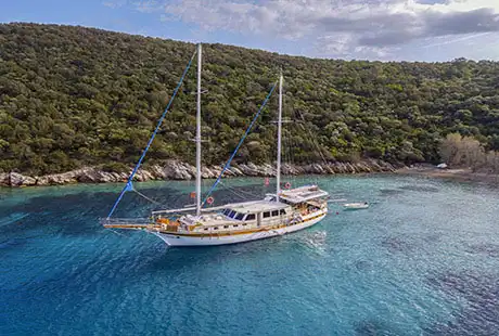 bodrum caicco in affitto 5 cabine tufan 5
