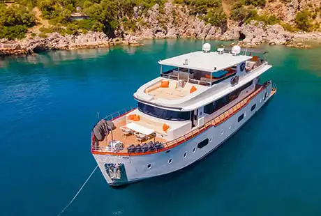 trawler yacht simay m exterior front view 