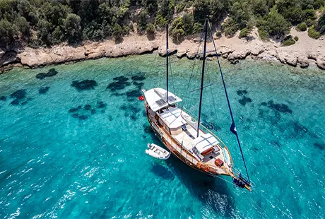 barca da 8 golden joy crociera in caicco turchia