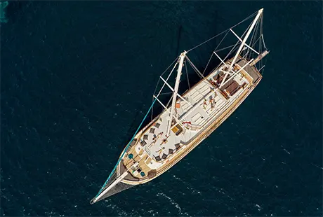 noleggio caicco barca di lusso turchia grecia