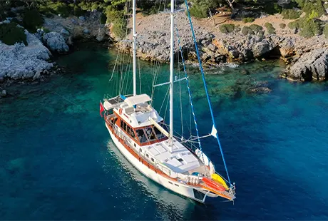 noleggio caicco gocek in coste licie 
