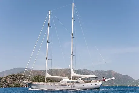 noleggio caicco ultra lusso silver moon bodrum 