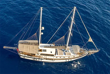 grand sailor caicco barca veduta esterna
