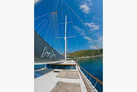 materassini ponte di prua derya deniz caicco