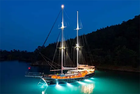 noleggio caicco con equipaggio turchia bodrum