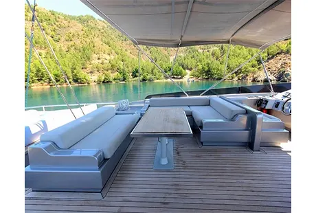 veduta del flybridge silver k 