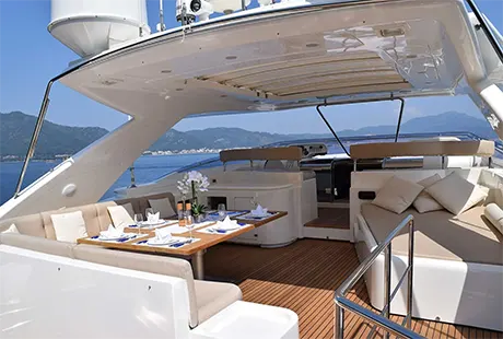 veduta del flybridge sea lion 2 